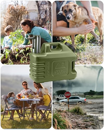 3.5 Gallon Water Jug with Rechargeable Touch Pump (Green Pump / 3.5 Gal)