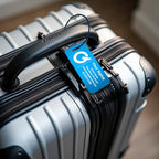 4PCS Personalized Luggage Tag (Blue / Small)
