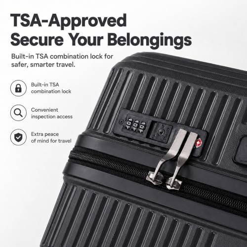 Luggage Sets 3 Piece (Black / 3 Piece Sets (21/Db/Tb))
