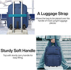 Hanke Softside Expandable Underseat Carry On Luggage - Image 7