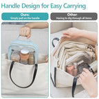 Clear Makeup Bag Travel (05 Ice Blue / Full Vacation (Mixed Sizes))