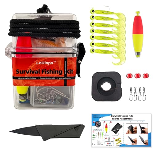 Mini Survival Fishing Kit (Crystal Clear)