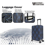 Travel Luggage Cover Suitcase Protector Fits 18 (Blue Cube / S)