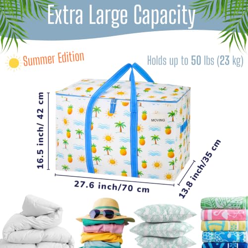 10 Pack Heavy Duty Moving Bags (10 Pack / Tropical Island)