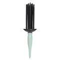 Practical Round Curling Comb Curl Defining Brush Hair Styling Tool for Women for Perfect Hairstyles for Casual Wear or Special Events (green)