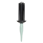 Practical Round Curling Comb Curl Defining Brush Hair Styling Tool for Women for Perfect Hairstyles for Casual Wear or Special Events (green)