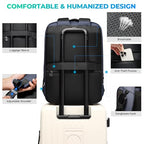 Laptop Backpack for 17.3Inch Notebook (Without Lock+USB / Blue)