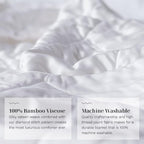 LUXOME Lightweight Blanket | 100% Rayon from Bamboo Fabric & Fill | Full/Queen - Image 4