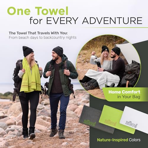 100% Cotton Quick Dry Travel Towel (Blue Large)
