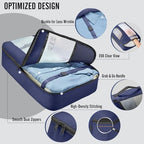8 Set Packing Cubes for Travel Essentials (05 Indigo Blue)