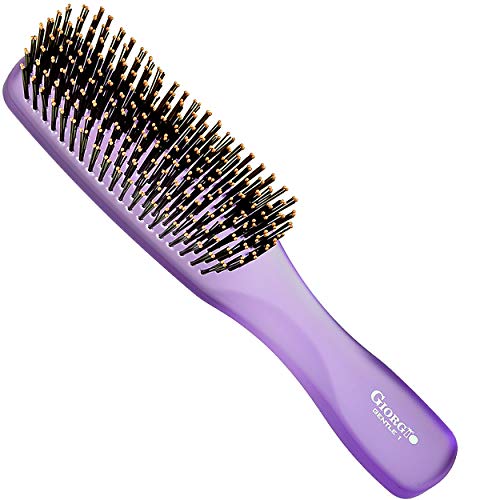 Gentle Purple Neon Full Size Hair Brush (Large / Purple)