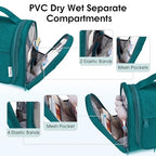 Large Hanging Toiletry Bag for Women (Teal)