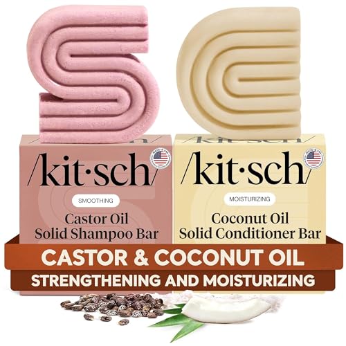 Castor Oil Shampoo Bar & Coconut Oil Conditioner Bar