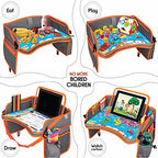 Kids Car Seat Travel Tray (ORANGE)