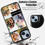 Custom Wallet Phone Case for iPhone 15 Plus (Black-D / iPhone 15 Plus)