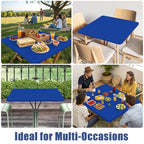 2 Pack Square Spandex Fitted Table Cloth (Blue / 42" x 42" (Square))