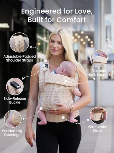 Baby Carrier Newborn to Toddler (Almond Beige)