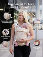 Baby Carrier Newborn to Toddler (Almond Beige)