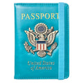 Passport Holder for Travel Men (Lake Blue)
