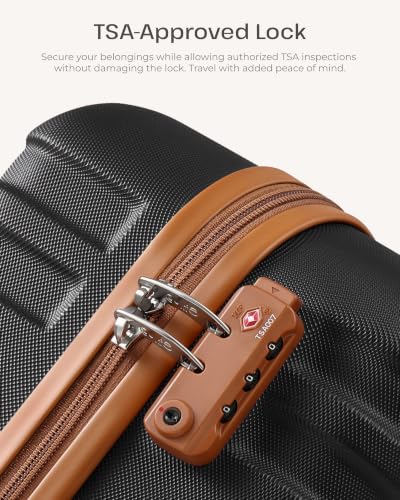 Luggage Set Hardside Suitcase (3 piece set (BP/TB/20) / Charcoal)