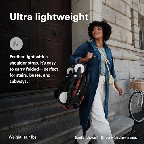 YOYO3 Travel Stroller from 6 Months (Stone on White)