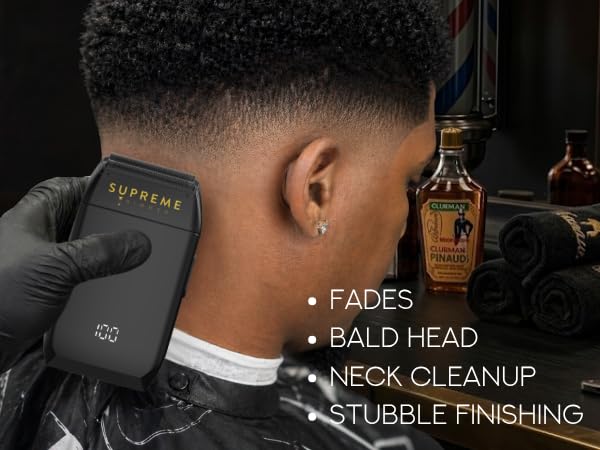 Crunch Waterproof Double Foil Shaver for Men STF602 (Black)