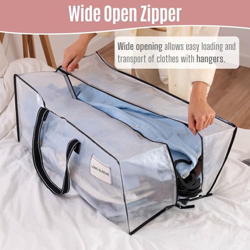 Heavy Duty Moving Bags (Clear / 2 Pack)