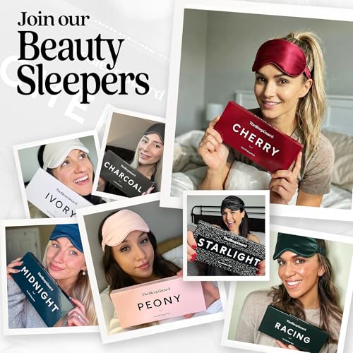 Pure Silk Sleep Mask [100% 6A Mulberry Silk (Cherry Red)