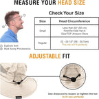 GearTOP Safari Sun Hat for Men and Sun Hats for Women UV Protection UPF 50+ - Image 5