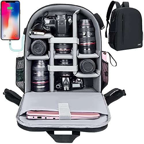 Camera Backpack Bag (Black / 3.0 Large)