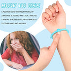 6 Pcs Motion Sickness Bracelets Cruise Essentials (Bright Colors)