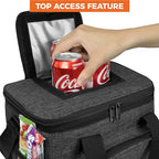 Soft Cooler Bag (Charcoal / 24 Cans)
