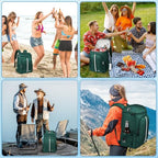 Cooler Backpack for Women Men (Green)