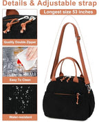 Lunch Bag for Women Men Cute Corduroy Lunch Tote Bags Reusable Insulated Lunch Box Large Capacity Reusable Insulated Cooler for Work Picnic or Travel (Corduroy Black brown-13L / 13L)