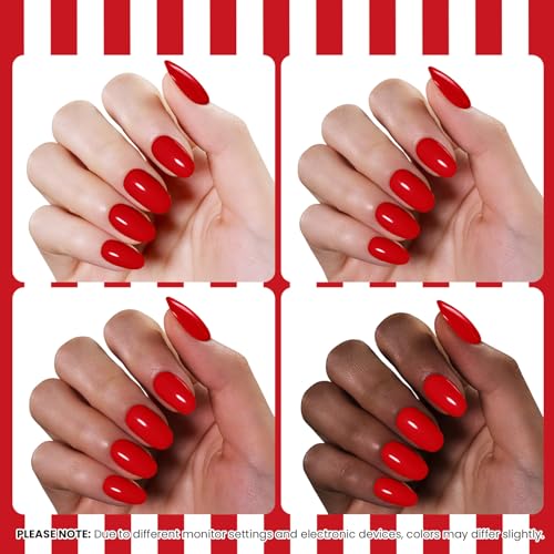 Beetles Red Gel Polish (C - Creme Red | Sunburn Red)