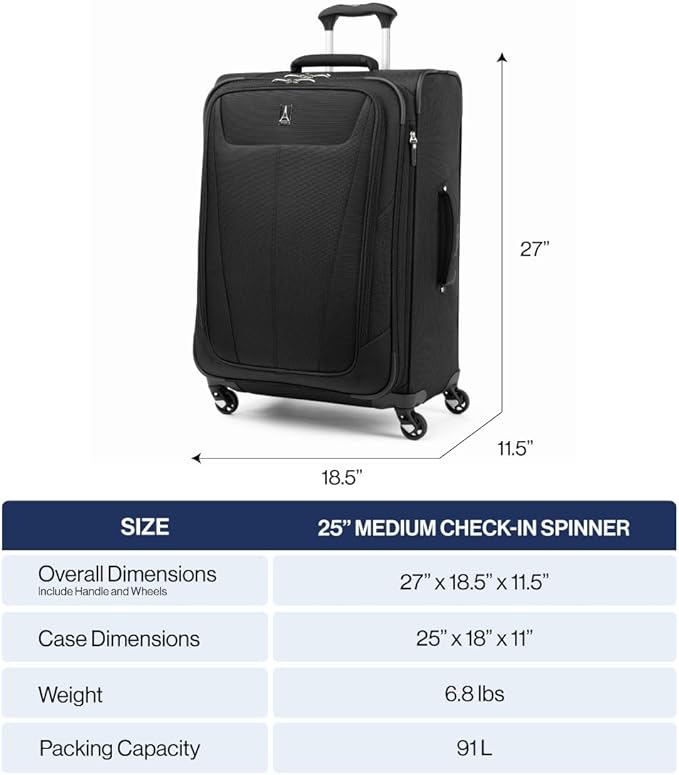 Travelpro Maxlite 5 Softside Expandable Checked Luggage - Image 7