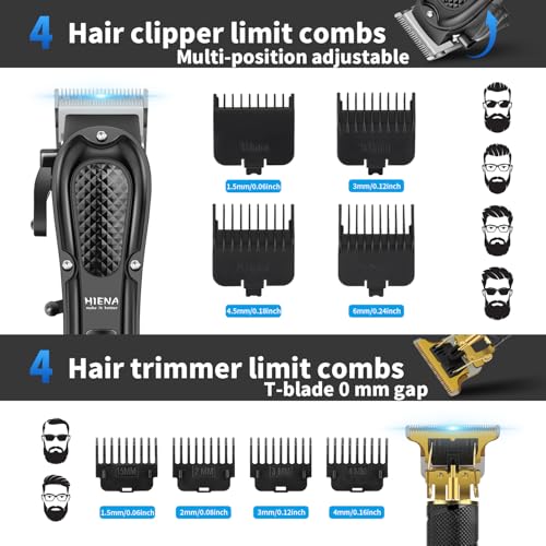 Hair Clipper Set for Men (Black a)