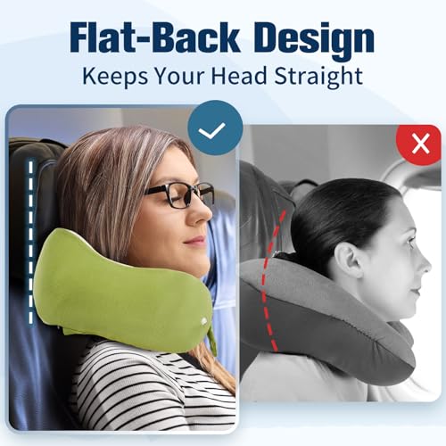 Neck Pillow for Traveling (Green)