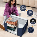 90L Clothes Storage (3 Pack-90l / Blue)