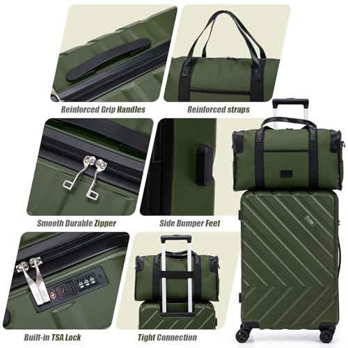 Carry On Luggage (3piece / Mango Yellow)