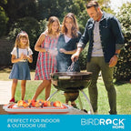 11L Collapsible BBQ Prep Tub with Lid (Orange / Large)