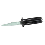 Practical Round Curling Comb Curl Defining Brush Hair Styling Tool for Women for Perfect Hairstyles for Casual Wear or Special Events (green)