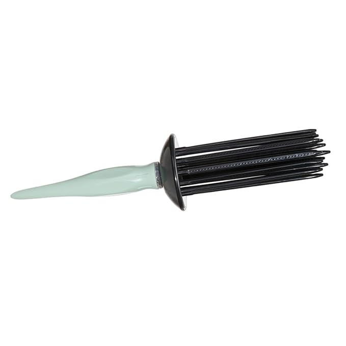 Practical Round Curling Comb Curl Defining Brush Hair Styling Tool for Women for Perfect Hairstyles for Casual Wear or Special Events (green)