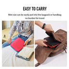 BeeNesting Mini Travel Compression Packing Cubes for Underwear Swimwear (Black Red / 1-Piece Set (4 L))