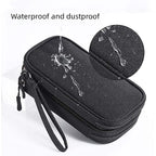 Electronic Organizer Travel Cable Accessories BagPouch Portable Waterproof Storage Bag Electronic Organizer Case for Cable (Black)