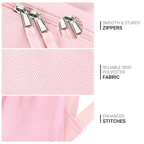 36L Backpack for College (Pink / 18.5 Inch)