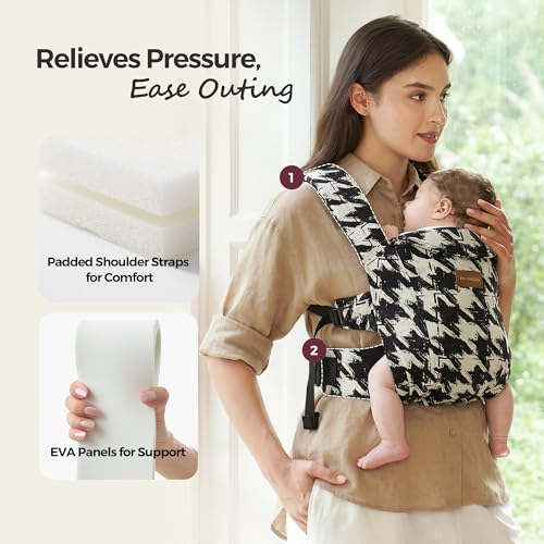 Newborn Carrier WeeSnug (Houndstooth)