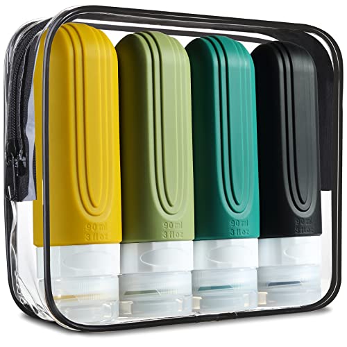 Travel Bottles for Toiletries (Green-3oz)