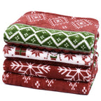Christmas Fleece Blanket Queen (Retro Christmas / Queen(90" X 90"))