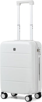 Hanke 20 Inch Carry On Luggage 22x14x9 Airline Approved PC Hard Shell Suitcases by Hanke